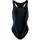 AQUAWAVE Abra Badeanzug - Black / Aqua Splash - M