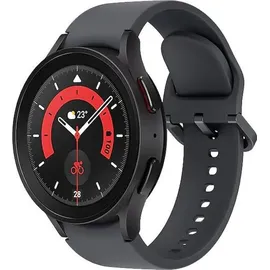 Samsung Galaxy Watch5 Pro Black Titanium 45 mm BT D-Buckle Sport Band Black M/L