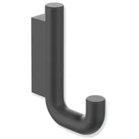 Hewi Serie 480 Einzelhaken 480.90.00060DC pulverbeschichtet, schwarz matt