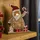 Mojawo Holz-Adventskalender Weihnachtsmann H25cm