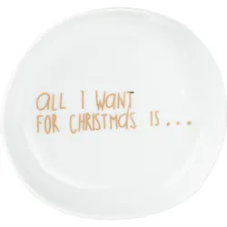 Raeder All I Want For Christmas Is Tellerchen 15 cm