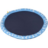 PawHut 170 cm Splash Sprinkler Pad für Hunde Wasserspielzeug mit Wasseranschluß