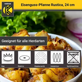Krüger Rustica Bratpfanne 24 cm