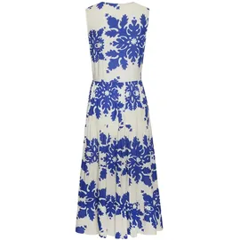 VIVANCE Maxikleid Blau/Creme Bedruckt 46