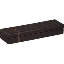 Rhodia 118876C Stiftetui italienischem Kunstleder 21x5,5x3cm Schwarz