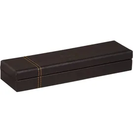 Rhodia 118876C Stiftetui italienischem Kunstleder 21x5,5x3cm Schwarz