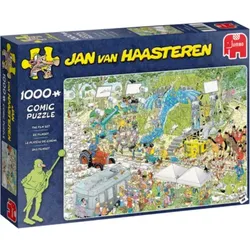 JUMBO SPIELE 19074 Puzzle 1000 Teile Jan van Haasteren - Das TV-Studio