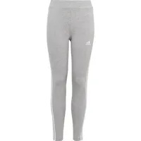 adidas Essentials 3-Streifen Cotton Leggings Mädchen Tights, grau