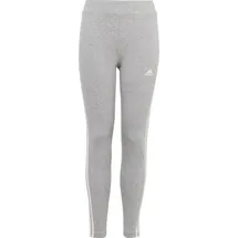 adidas Essentials 3-Streifen Cotton Leggings Mädchen Tights, grau