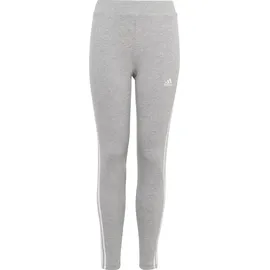 adidas Essentials 3-Streifen Cotton Leggings Mädchen Tights, grau
