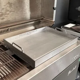 Grillrost.com Das Original Griddle 550 cm x 386 cm rostfrei Silber