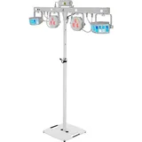 Eurolite Set LED KLS Laser Bar FX-Lichtset weiß + BPS-2 Boxenhochständer weiß