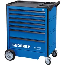 Gedore Werkzeugwagen Stahl blau 308-teilig bestückt