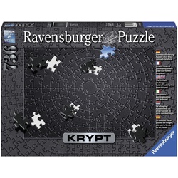 Ravensburger Puzzle Krypt Black, 736 Puzzleteile, Made in Germany, FSC® - schützt Wald - weltweit schwarz