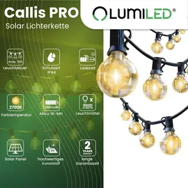 OEM Lichterkette Kunststoff 15 m 30 LEDs inkl. Fernbedienung schwarz
