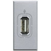 Legrand USB-Steckdose Axolute Aluminium HC4285