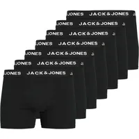 JACK & JONES Huey Boxershorts 7 Einheiten Black / Detail Black / Black L