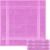 Lashuma Küchenhandtücher Frottee 50 x 50 cm, 4er Set, 100% Baumwolle