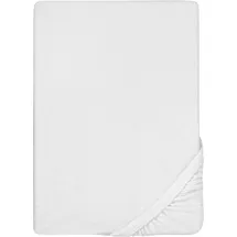 biberna 0012344 Frottee-Stretch 90 x 190 - 100 x 200 cm weiß