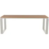VCM Martinus Gartentisch 210 x 100 x 75 cm Grau