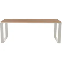 VCM Martinus Gartentisch 210 x 100 x 75 cm Grau