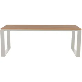 VCM Martinus Gartentisch 210 x 100 x 75 cm Grau
