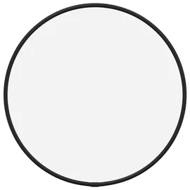 vidaXL Wandspiegel Schwarz Ø 30 cm Rund
