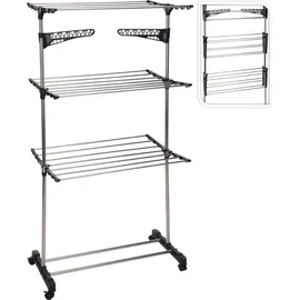 Storage Solutions Wäscheständer 165 m Weiß/Schwarz