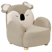 Beliani Kindersessel taupe Koala HERVIK