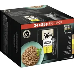 Sheba Selection Mini Filets in Sauce Geflügel Variation Multipack 24x85g