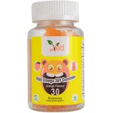 Ved Kids Omega 3 6 9 Gummies für Omega 3 6 9 Nahrungsergänzungsmittel, Energie und Immunsystem – Vegan – 15-Tage-Vorrat, 30 kaubare Vitamingummis für Kinder. (15 Tage Vorrat)