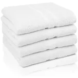 ZOLLNER Handtuchset 4-tlg. weiß