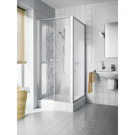 Kermi NOVA 2000 Duschtür rechts 80 x 200 cm 765-800 mm weiß Kunstglas