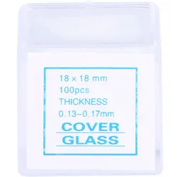 DECKGLAS 18x18 mm 100 St.