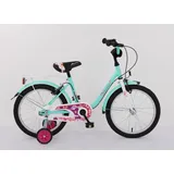 T&Y Trade 18 Zoll Kinder Mädchen City Fahrrad Bike Rad Kinderfahrrad PASSION GRN, - Rosa