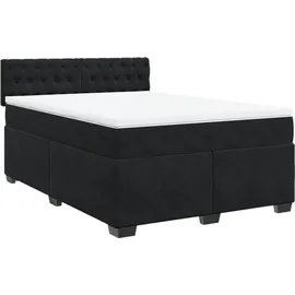 vidaXL Boxspringbett 160 x 200 cm Schwarz