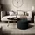 lookway LORI Schwarz Metall 70 x 49 x 70 cm