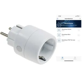 ChiliTec Smart-Home-Steckdose WLAN-fähig Weiß 1 St.