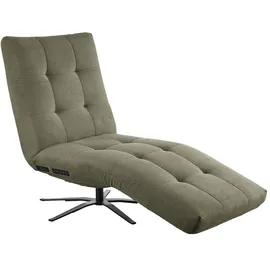 KAWOLA Relaxliege LETICIA Polyester 0 x 0 x 0 cm Grün mit Relax-Funktion