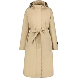 Funktionsmantel ICEPEAK "BRAZORIA", Damen, Gr. 46, beige, Obermaterial: 100% Polyester. Futter: 100% Polyester. Wattierung: 100% Polyester, sportlich, Mäntel