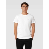 Tommy Jeans Slim Fit T-Shirt mit Label-Stitching im 2er-Pack, Black, S