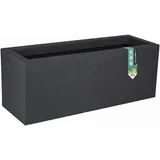 Eda Balkonkasten Volcania'Up 25 l 59 x 19,5 x 22,8 cm Steinoptik Anthrazitgrau