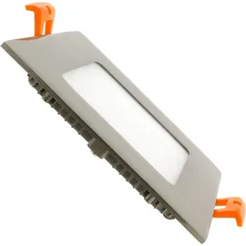 efectoLED Einbauleuchte 18W Rund Silber 3000K Warmweiß
