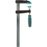 wolfcraft Schraubzwinge PRO 240-3611000 - Für kraftvolle Spannanwendungen – ideal für Holz- und Möbelbauprojekte - 240 kg Spannkraft - Ausladung 80 mm, Spannweite 300 mm - leistungsstark