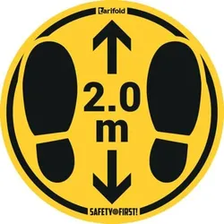 Jalema Bodenaufkleber ⌀ 35cm gelb/schwarz
