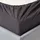 Homescapes Spannbettlaken Satin-Baumwolle 180 x 200 cm anthrazit