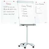 Franken Flipchart PRO Deluxe Mobil 67 x 95 cm Hellgrau