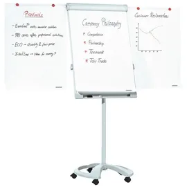 Franken Flipchart PRO Deluxe Mobil 67 x 95 cm Hellgrau