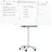 Franken Flipchart PRO Deluxe Mobil 67 x 95 cm Hellgrau