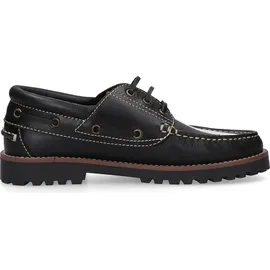 Dockers by Gerli Herren Bootsschuhe, Männer Bootsschuhe,Mokassins,Sommerschuhe,Boat-Shoes,sportlich,Segelschuhe,docksider,schwarz,41 EU - 41